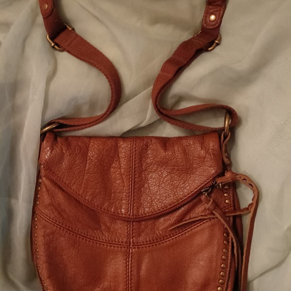 The Sak Bags The Sak Brown Crossbody Flap Bag Canvas Stap Poshmark